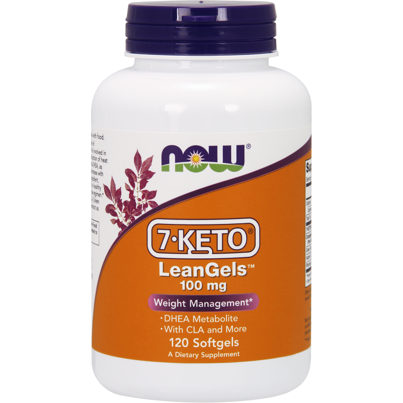 7-KETO LeanGels 100 mg | 120 softgels | NOW — Blue Sky Vitamin