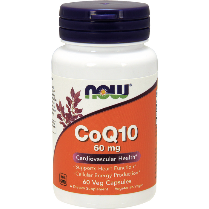 NOW, CoQ10 60 mg 60 softgels