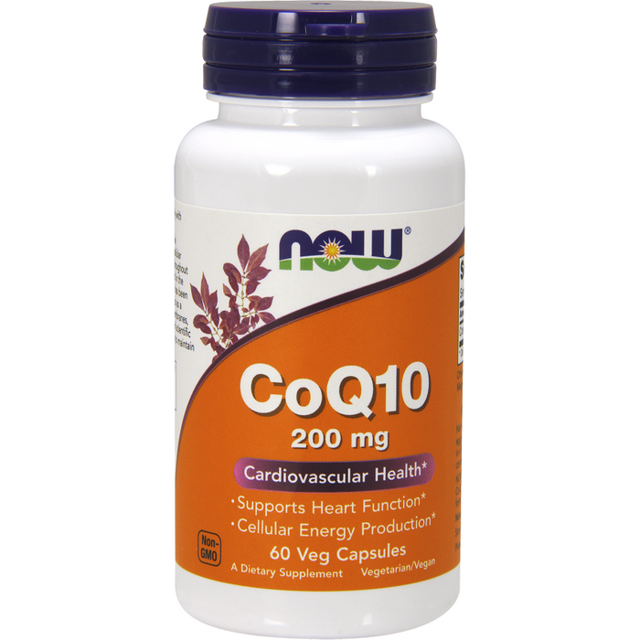 NOW, CoQ10 200 mg 60 vcaps