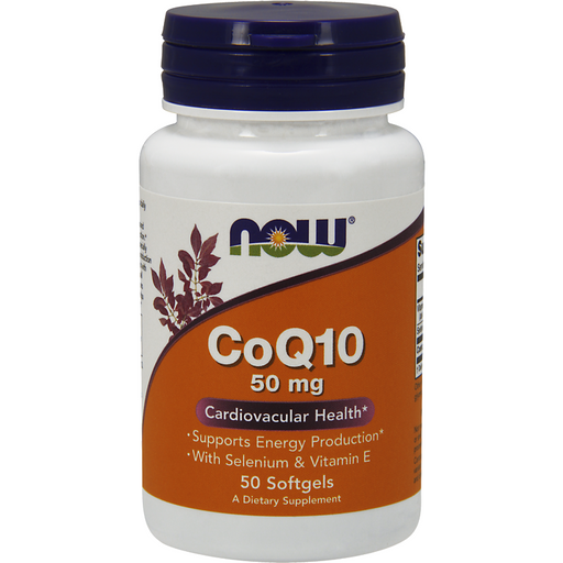 NOW, CoQ10 50 mg 50 softgels