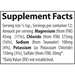 Endure by Trace Minerals Research Supplement Facts