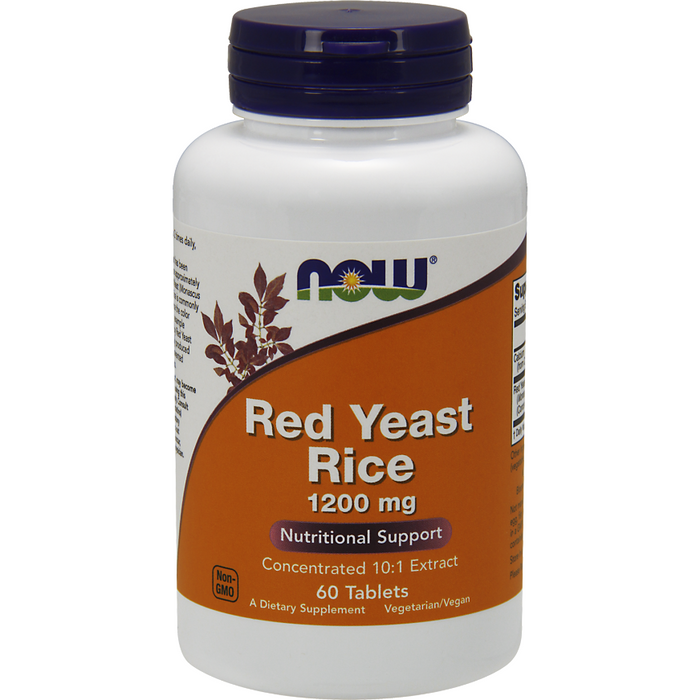 NOW, Red Yeast Rice 1200 mg 60 tabs