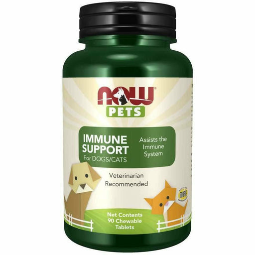 Immune Support for Dogs/Cats 90 Chew Tabs By NOW