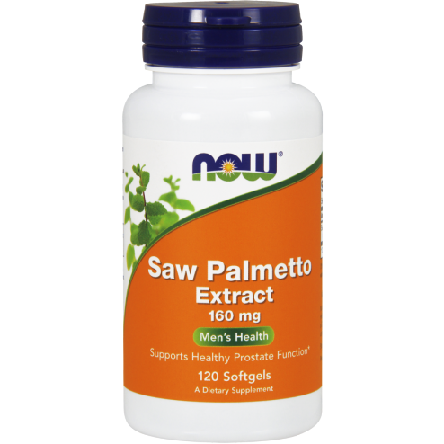 NOW, Saw Palmetto Extract 160 mg 120 softgels