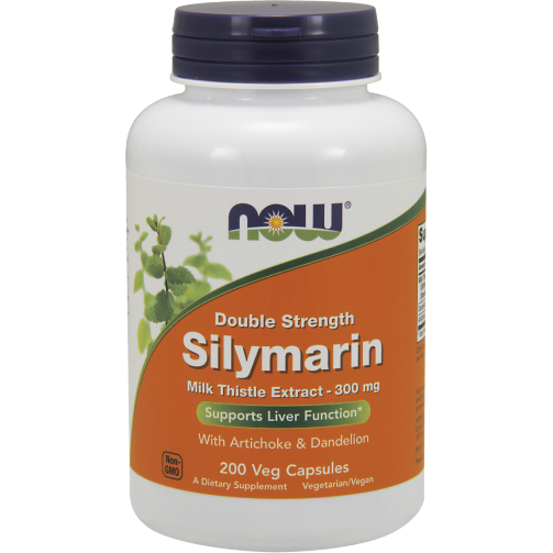 NOW, Silymarin 2X 300 mg 200 vcaps