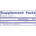 120 capsules Supplement Facts Label