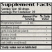 Wise Woman Herbals, Adrenal Tonic 2 fl. oz. Supplement Facts Label