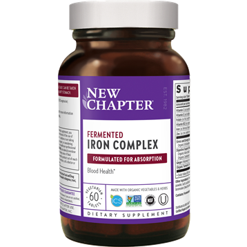 New Chapter, Fermented Iron Food Complex 60 tabs