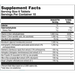 CompliVir 60 tabs by BioGenesis Supplement Facts Label