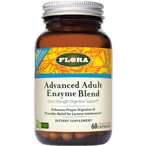 Flora, Advanced Adult Enzyme Blend 60 caps