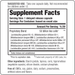 Kyo-Dophilus Max Probiotic 30 caps by Wakunaga Supplement Facts Label