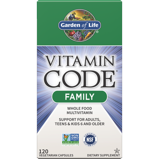 Vitamin Code Family Multi 120 vcaps By Garden Of Life