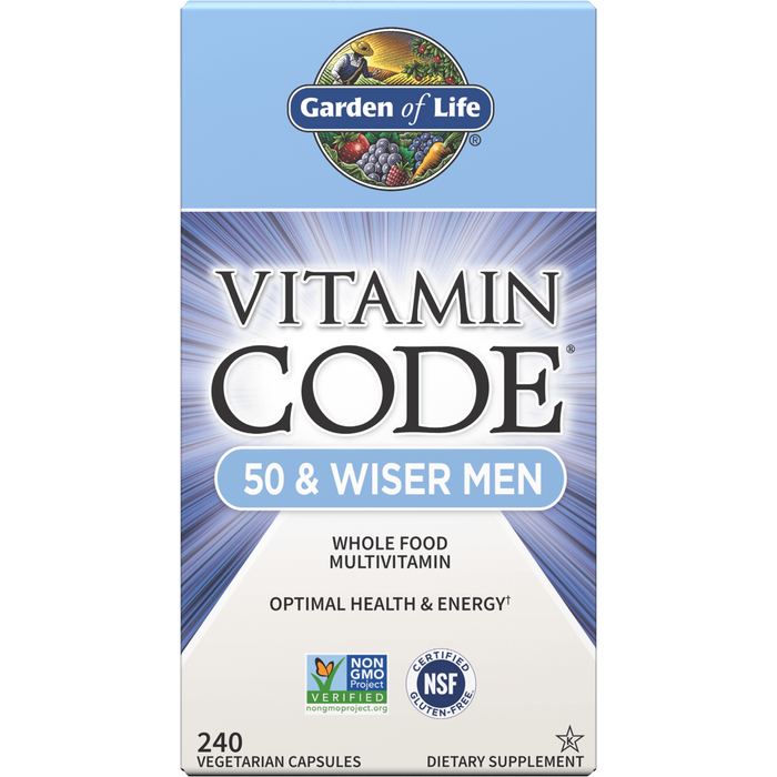 Vitamin Code 50 & Wiser Mens Multi By Garden Of Life