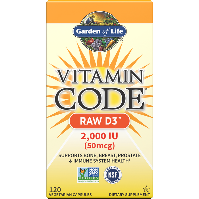 Vitamin Code RAW D3 By Garden Of Life