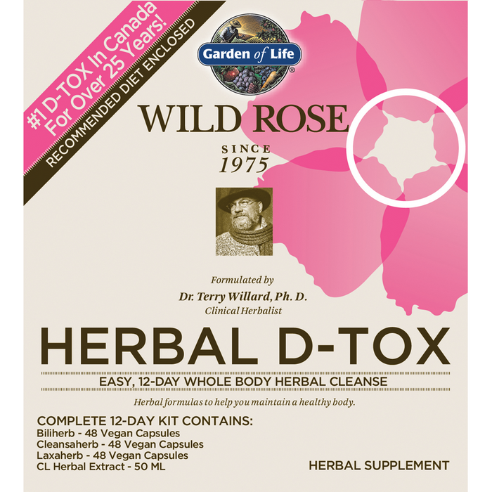 Wild Rose Herbal D-Tox By Garden Of Life