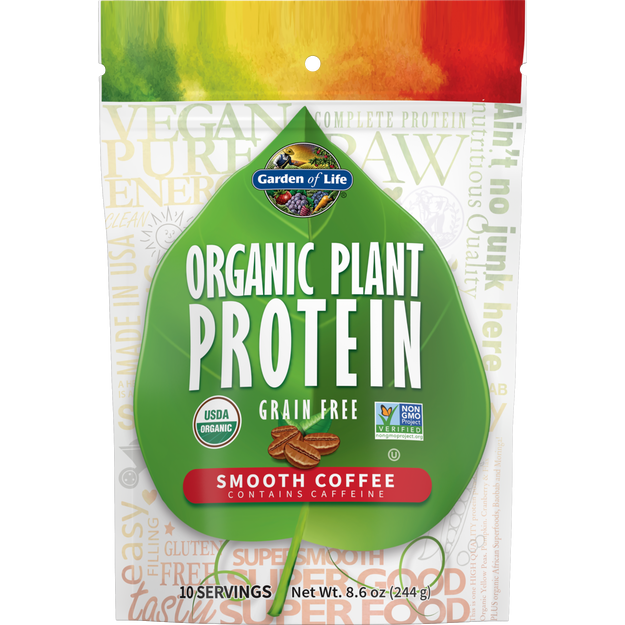 Organic Plant Protein Coffee 10 servings By Garden Of Life