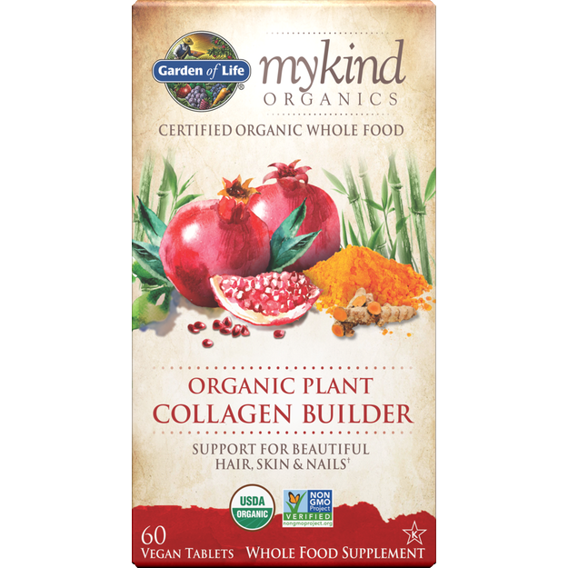 Mykind Organic Plant Collagen Build 60 tabs by Garden Of Life
