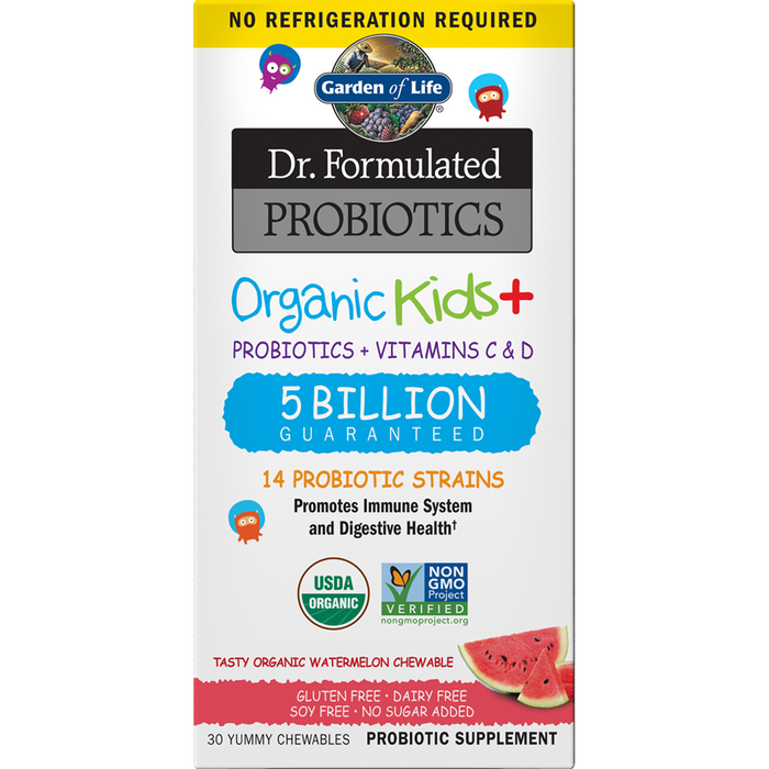 Organic Kids Probiotics WM SS By Garden Of Life