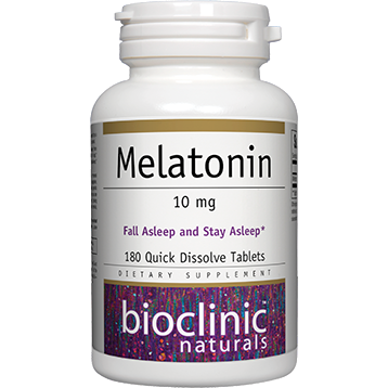 Bioclinic Naturals, Melatonin 10Mg 180 Tabs