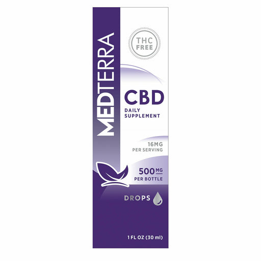 Medterra, CBD Isolate Tincture 500 mg 1 fl. Oz.