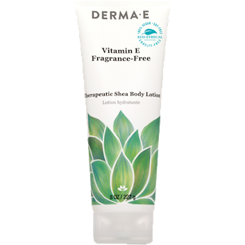 DermaE Natural Bodycare, Vitamin E Fragrance-Free Shea Lotion 8 oz