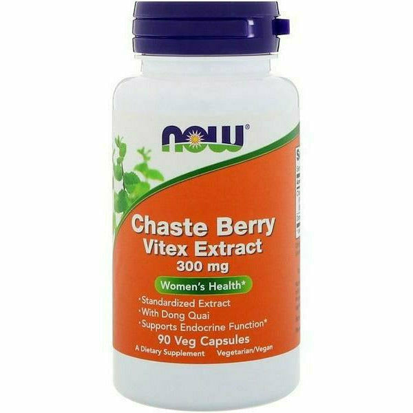 Chaste Berry Vitex Ext. 300 mg 90 vcaps by NOW