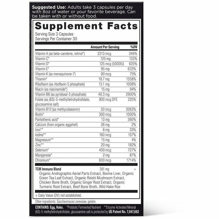 TCM Immune Support Multi 90 Caps By Ancient Nutrition