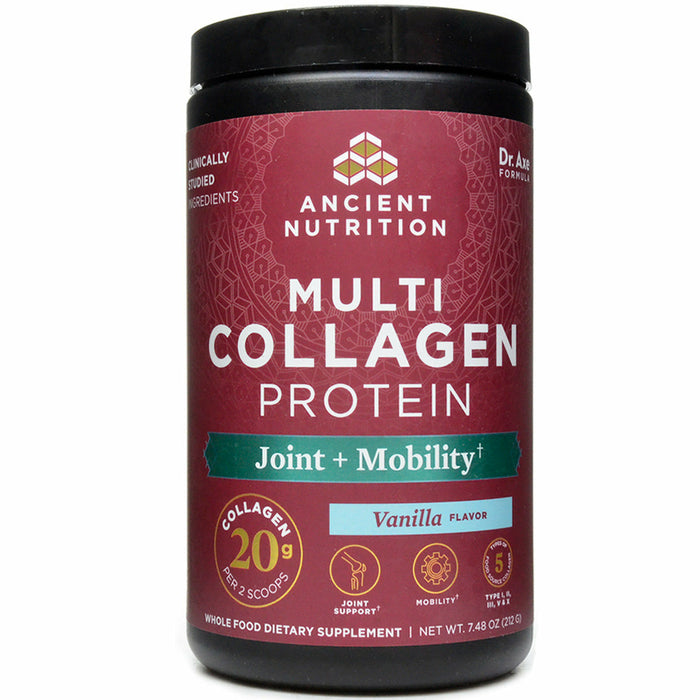  Ancient Nutrition, Multi Collagen Protein Joint & Mobility Vanilla 20 serv