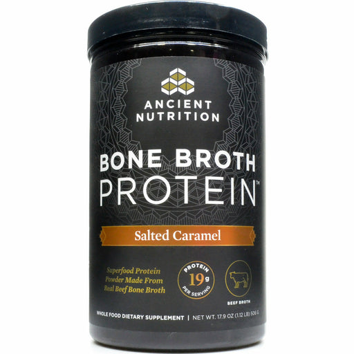 Ancient Nutrition, Bone Broth Protein Beef Salted Caramel 20 serv