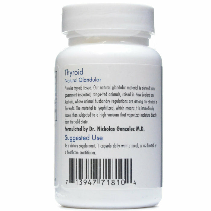 Thyroid 100 vcaps by Allergy Research Group Information Label