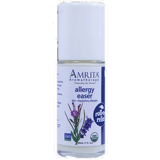 Amrita Aromatherapy, Allergy Easer Roll-On Relief Organic 1 fl oz