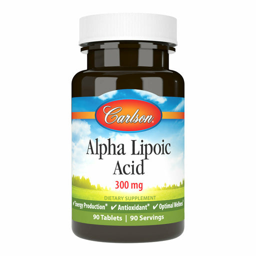 Carlson Labs, Alpha Lipoic Acid 300 mg 90 Tablets