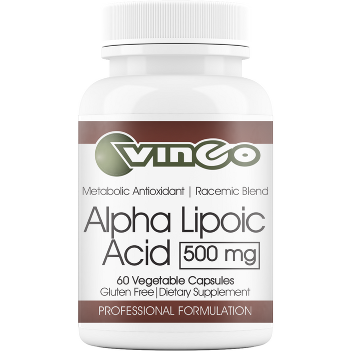 Vinco, Alpha Lipoic Acid 500 mg 60 Capsules