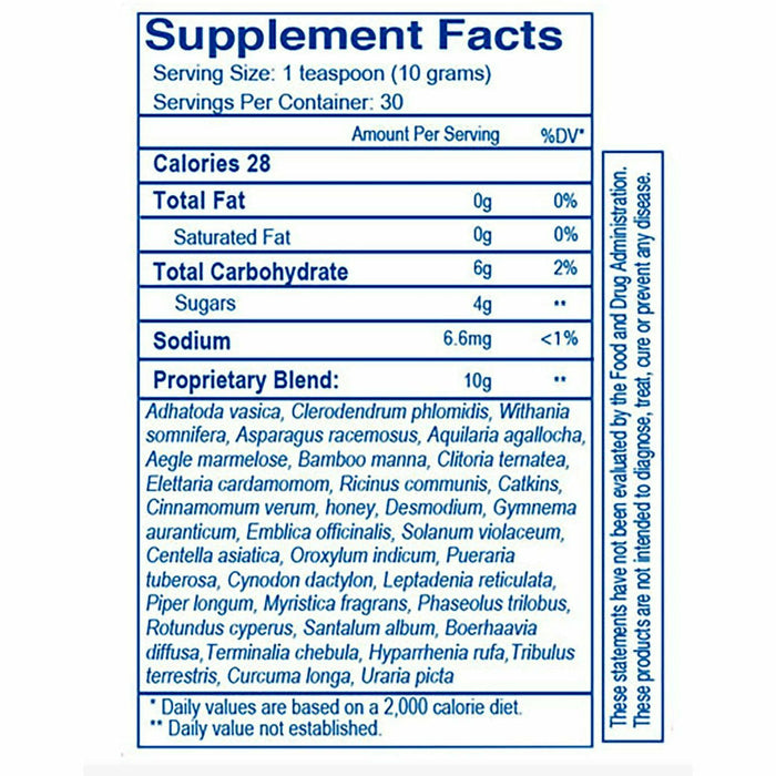 Amla Plex 10.6 oz by Ayush Herbs Supplement Facts