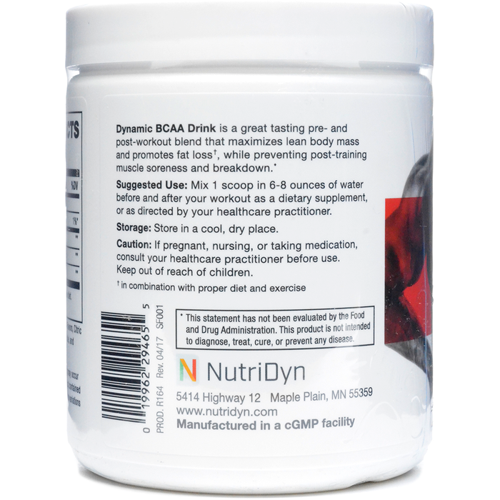Dynamic BCAA Drink (30 Servings) by Nutri-Dyn