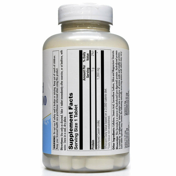 KAL, Amino Acid Complex 1000 100 tablets Supplement Facts Label