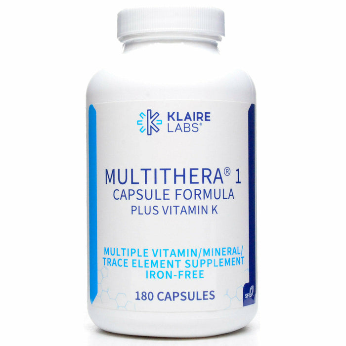 Klaire Labs, Multithera 1 Capsule Formula Plus Vitamin K
