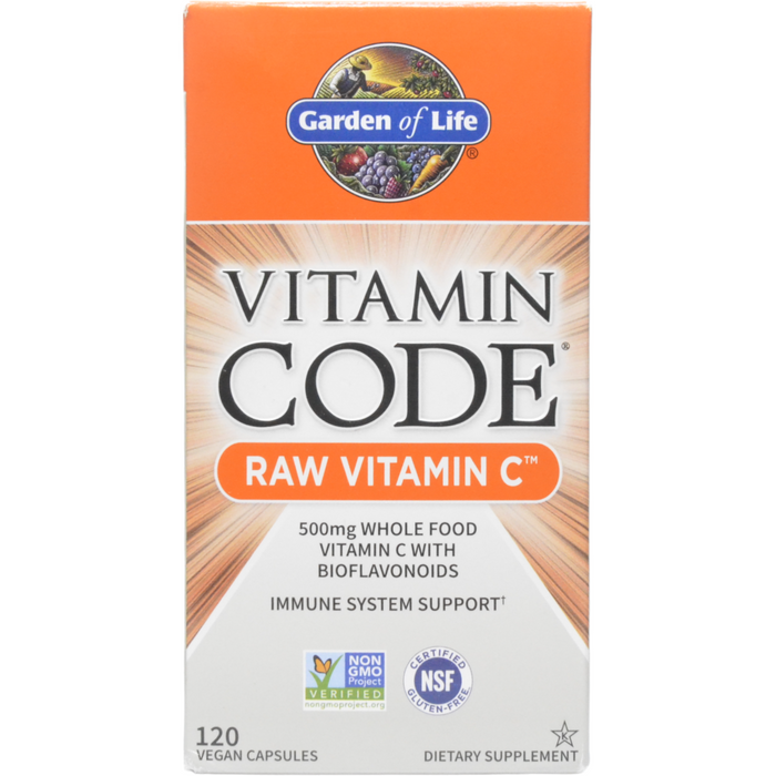Garden of Life, Vitamin Code: Raw Vitamin C 120 vcaps