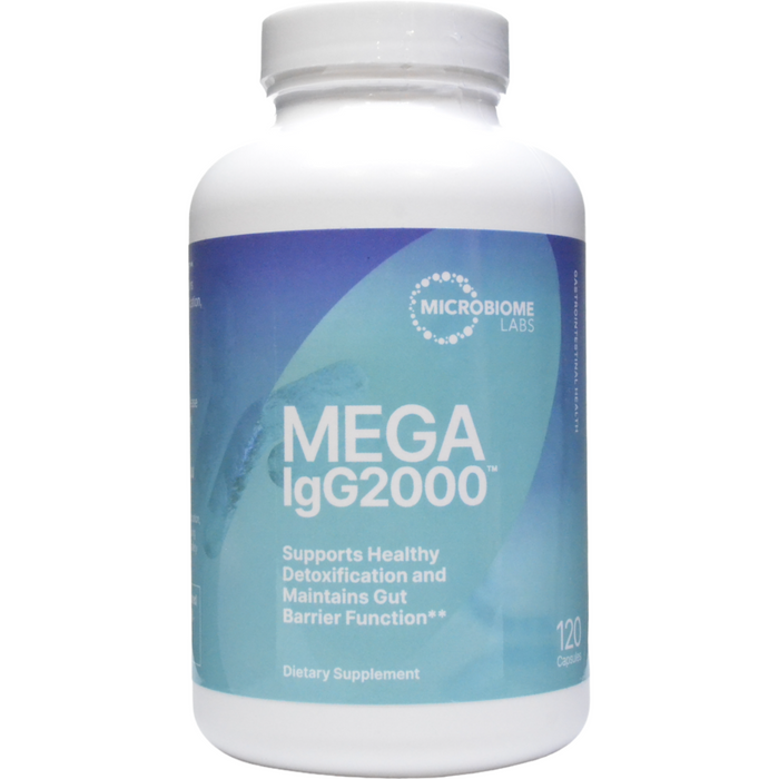Microbiome Labs, Mega IgG2000 120 caps
