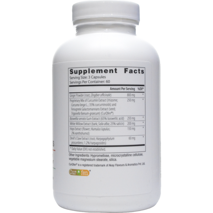 Nutri-Dyn, Inflam-Eze Plus 180 caps Supplement Facts
