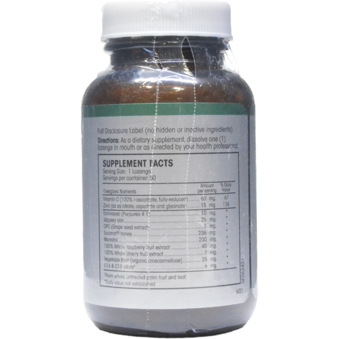 PERQUE, Zinc+Throat Guard Lozenges 50 loz Supplement Facts