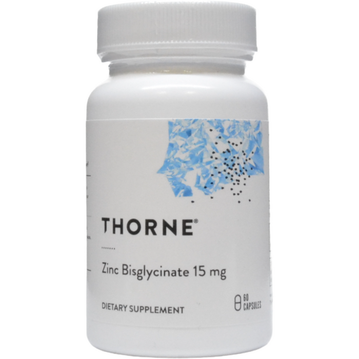 Thorne, Zinc Bisglycinate 15 mg 60 caps