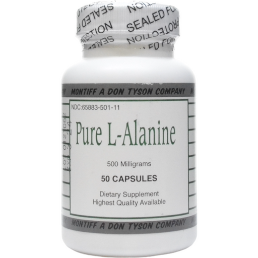 Montiff, Pure L-Alanine 500 mg 50 caps