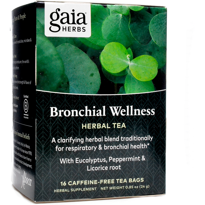 Gaia, Bronchial Wellness Herbal Tea 16 bags