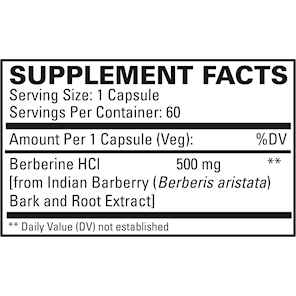 Berberine 500 mg 60 caps by EuroMedica