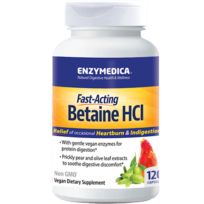 Enzymedica, Betaine HCl 120 caps