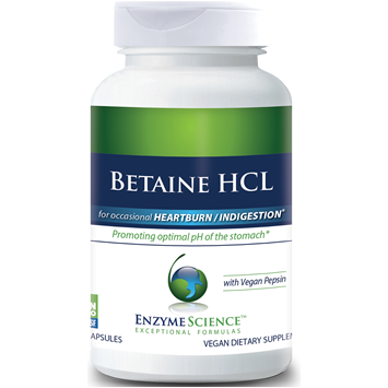 Enzyme Science, Betain HCl 120 Capsules