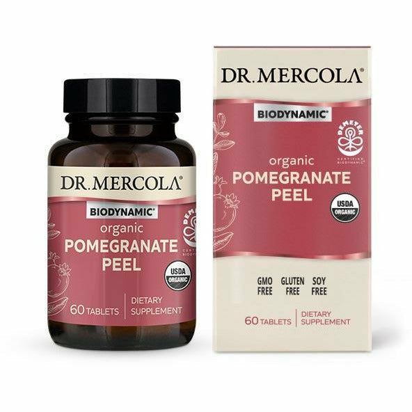 Dr. Mercola, Biodynamic Pomegranate Peel 60 tablets