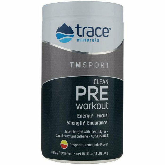 Trace Minerals Research, CLEAN Pre Workout 40 servings 
