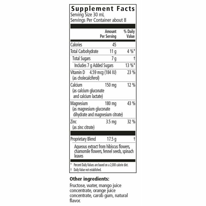 Salus, Calcium Magnesium Supplement Facts Label